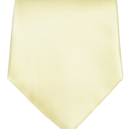 Solid Champagne Necktie and Pocket Square Paul Malone Ties - Paul Malone.com