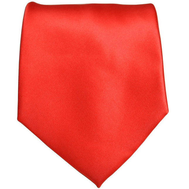 Solid Red Boys Zipper Tie Brand Q Ties - Paul Malone.com