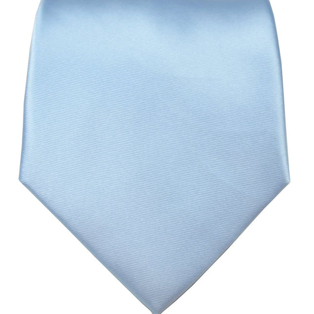 Baby Blue Necktie and Pocket Square Paul Malone Ties - Paul Malone.com