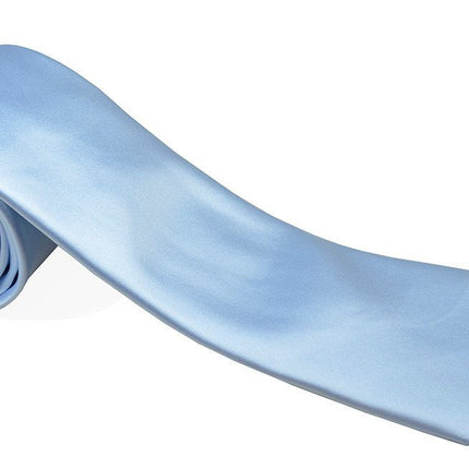 Baby Blue Necktie and Pocket Square Paul Malone Ties - Paul Malone.com