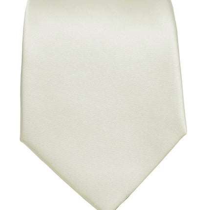 Solid Pristine Necktie and Pocket Square Paul Malone Ties - Paul Malone.com