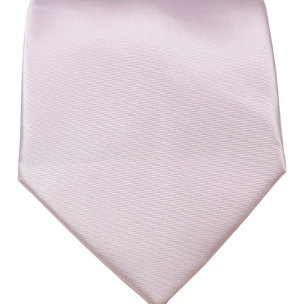 Solid Wisteria Necktie and Pocket Square Paul Malone Ties - Paul Malone.com