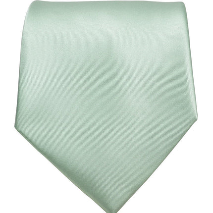 Solid Mint Necktie and Pocket Square Paul Malone Ties - Paul Malone.com
