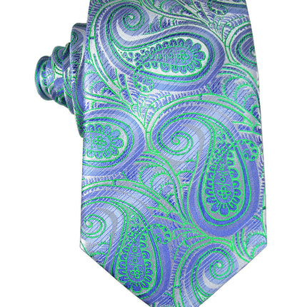 Hawaiian Ocean Paisley Silk Tie and Accessories Paul Malone Ties - Paul Malone.com