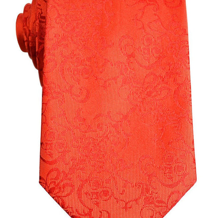 Red Vines Silk Tie and Pocket Square Paul Malone Ties - Paul Malone.com