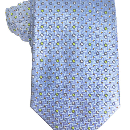 Blue Polka Dots Silk Tie and Pocket Square Paul Malone Ties - Paul Malone.com