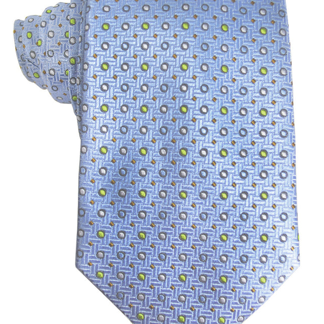 Blue Polka Dots Silk Tie and Pocket Square Paul Malone Ties - Paul Malone.com