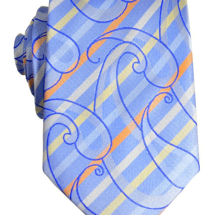 Blue Silk Tie and Pocket Square Paul Malone Ties - Paul Malone.com