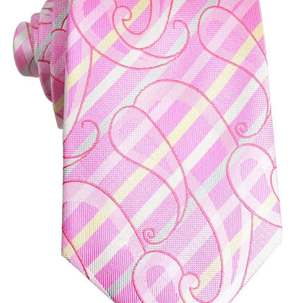 Pink Silk Tie and Pocket Square Paul Malone Ties - Paul Malone.com